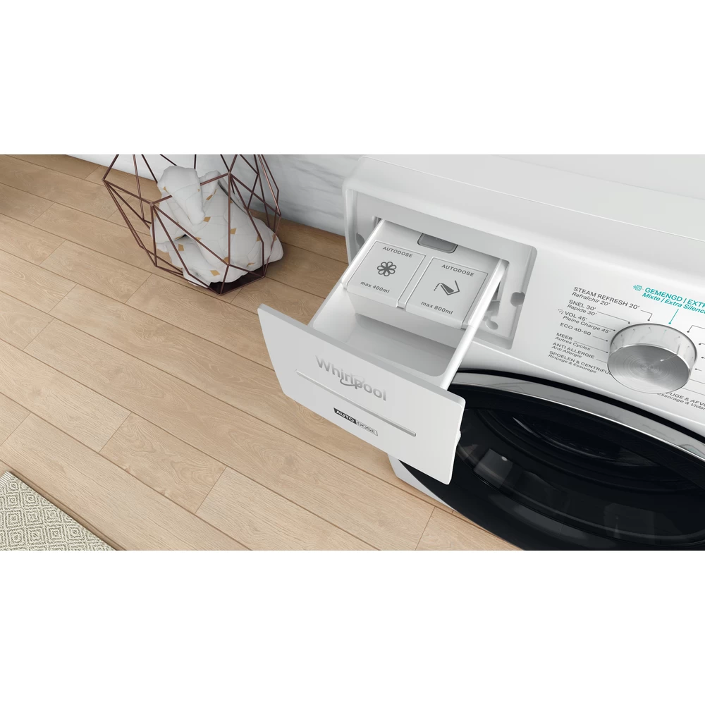 Whirlpool wasmachine W8W046WRBE - 10kg - 1400T/min - Energieklasse A