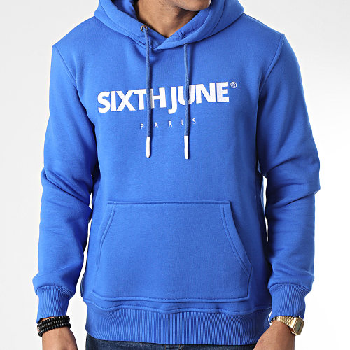 Sweat Capuche M23610EWS Bleu Roi