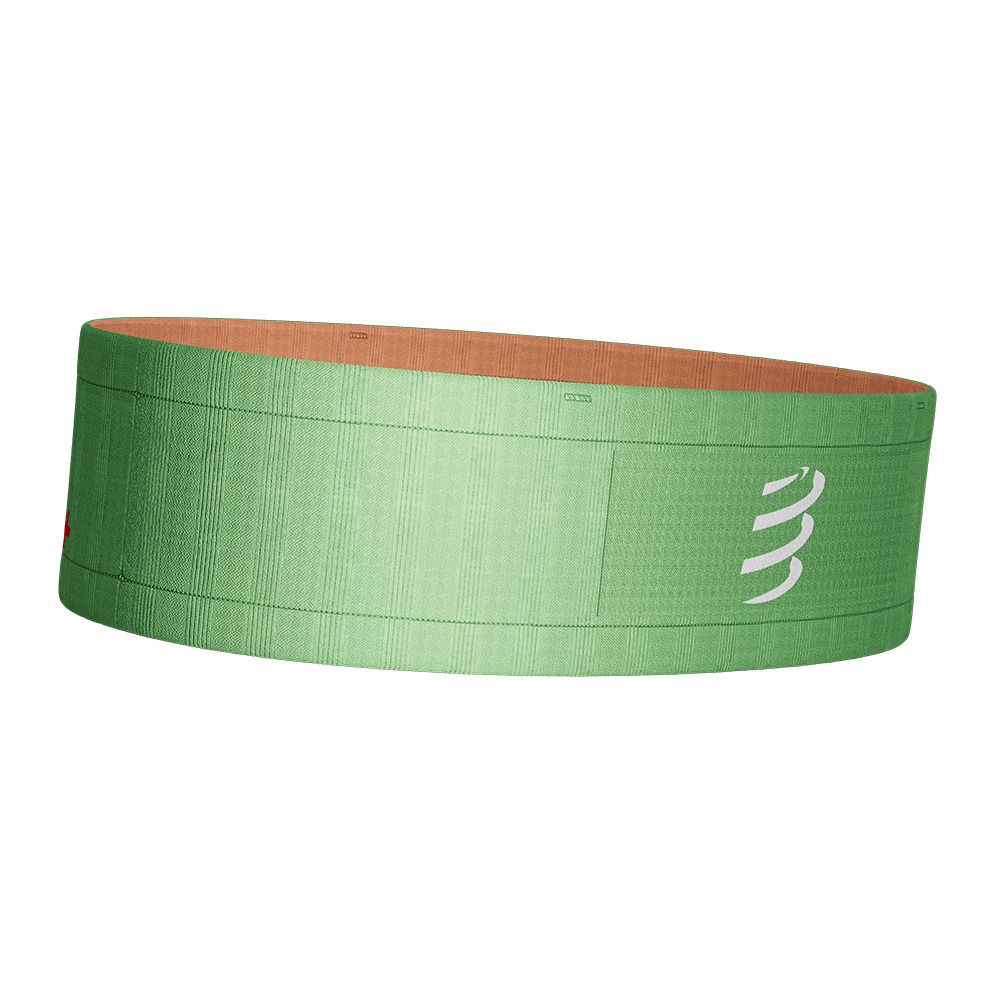 Compressport FREE - Ceinture summer green/papaya punch