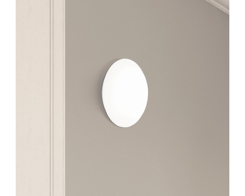 Plafondlamp, 1-lichts, Ø 24 cm, Djerba wit