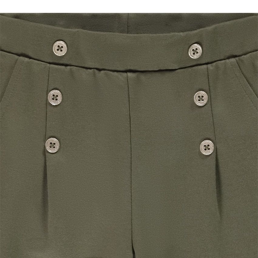 Jegging milano effet pont pour fille - Kaki