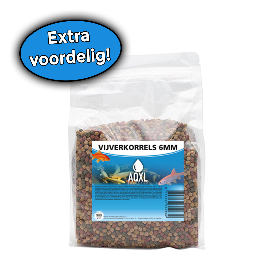 AQXL Selected Vijverkorrels L 6mm 900g | Vijvervoer