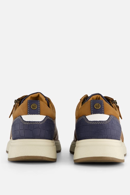 Australian Hurricane Sneakers cognac Leer
