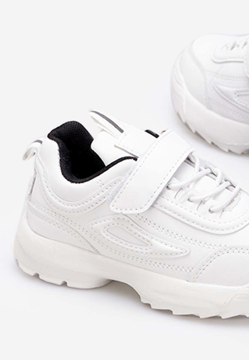 Baskets enfants blancs Eila V4