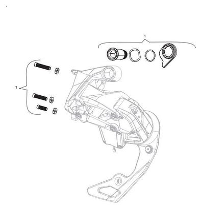 Kit Visserie Sram Dérailleur RED E-Tap AXS