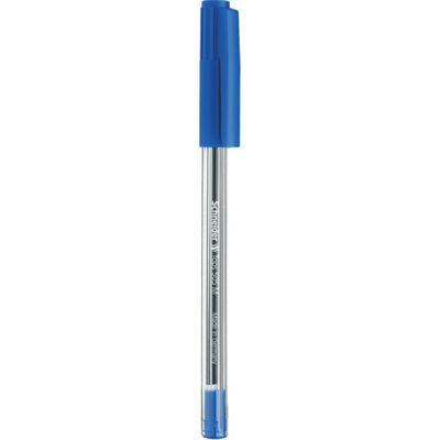 Schneider Tops 505 M- Stylo-bille - Bleu – Pointe Moyenne avec Corps Transparent et Capuchon Clip