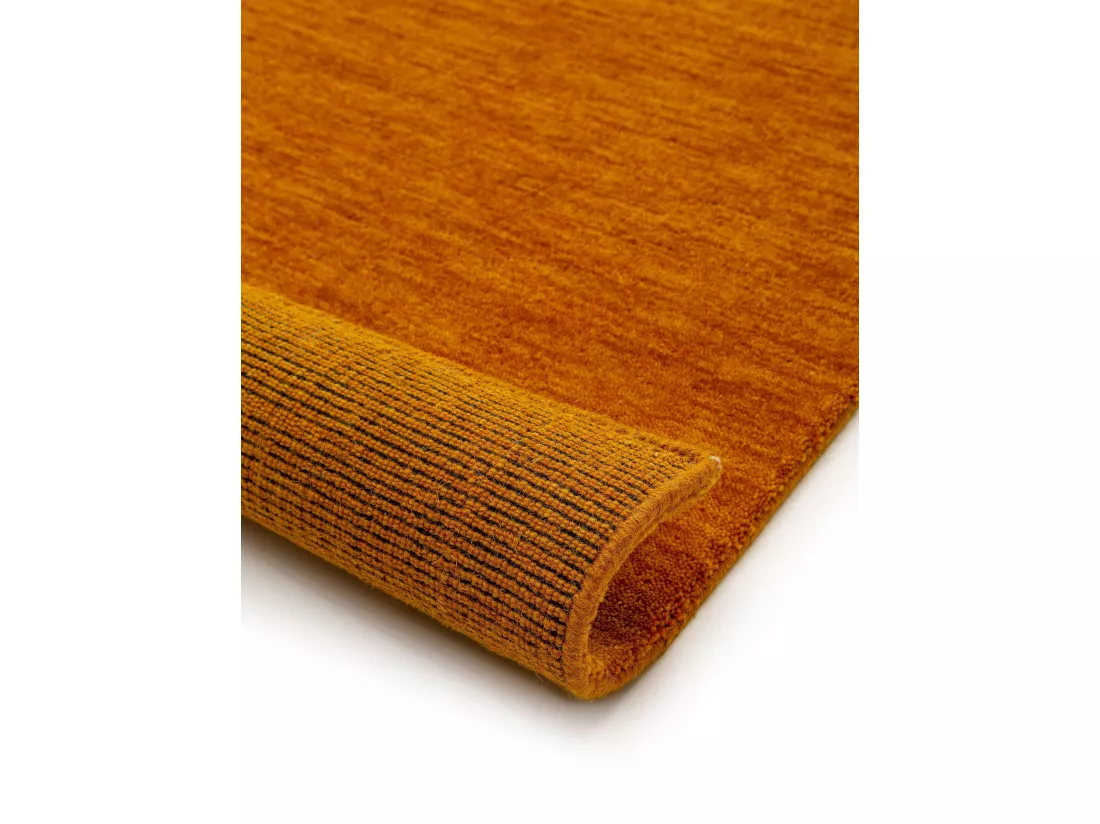 Tapis de couloir en laine Jamal Jaune 70x200 cm