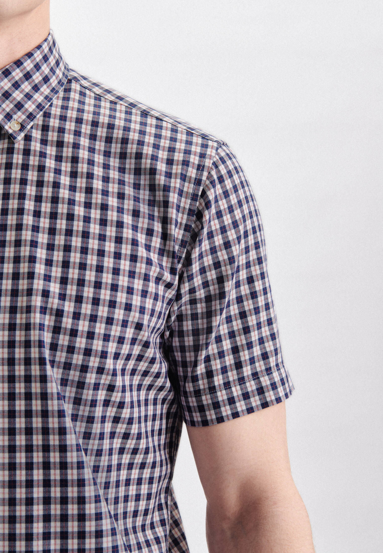 Seidensticker| Herren Casual Hemd Schwarze Rose
