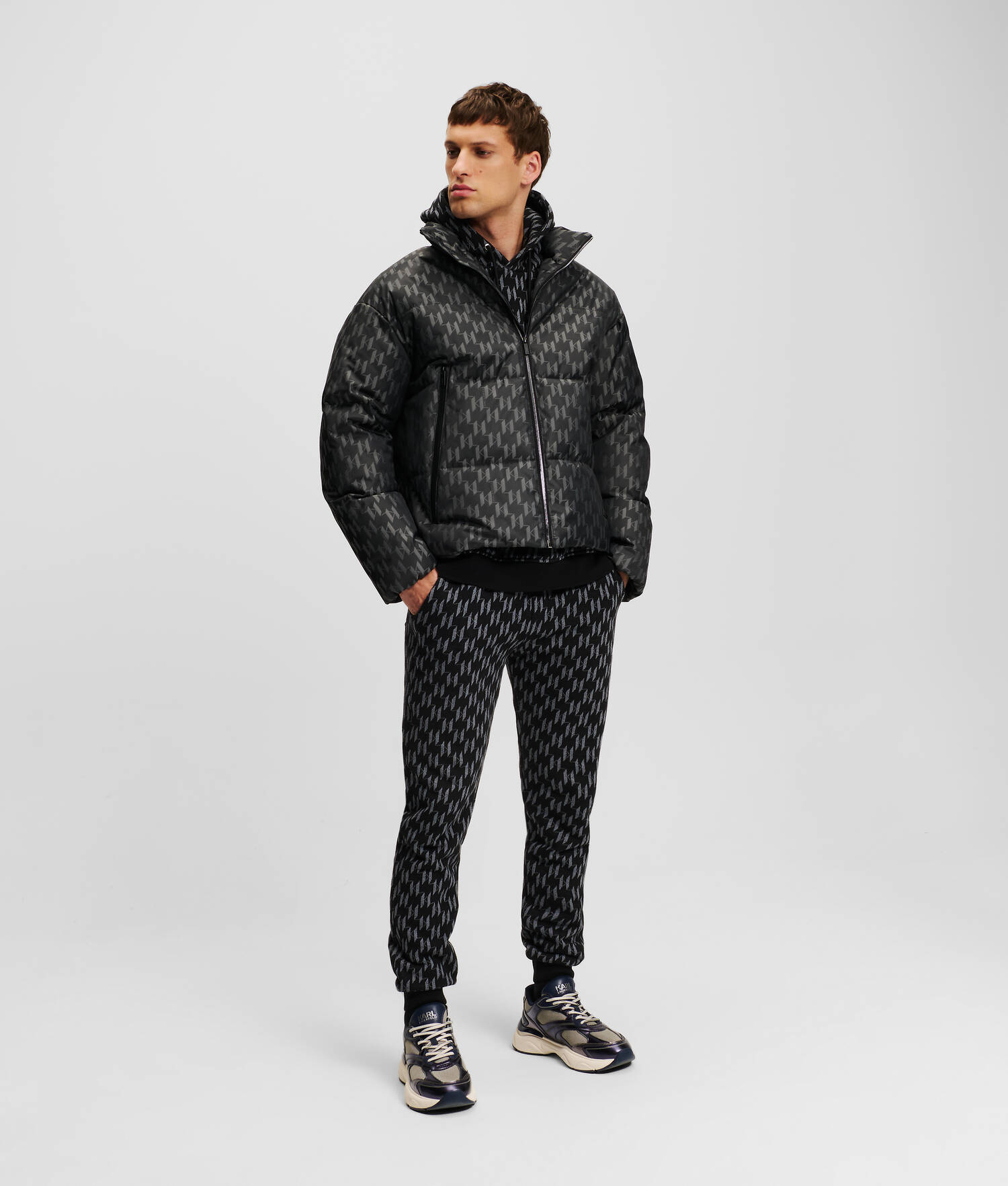 VESTE MATELASSÉE KL MONOGRAM