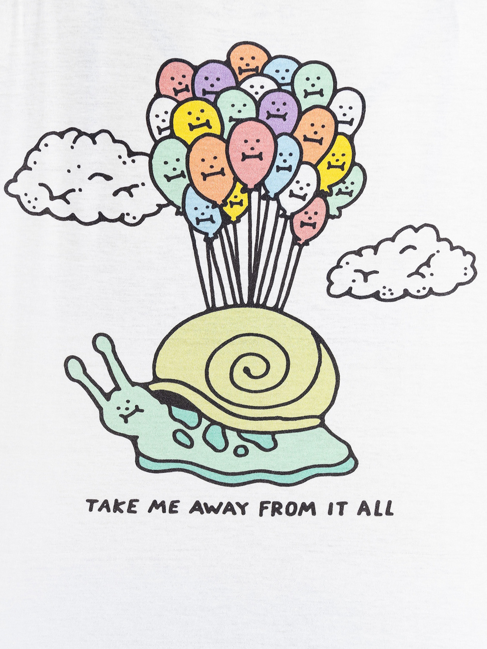 A.LAB Snail Mail T-Shirt white
