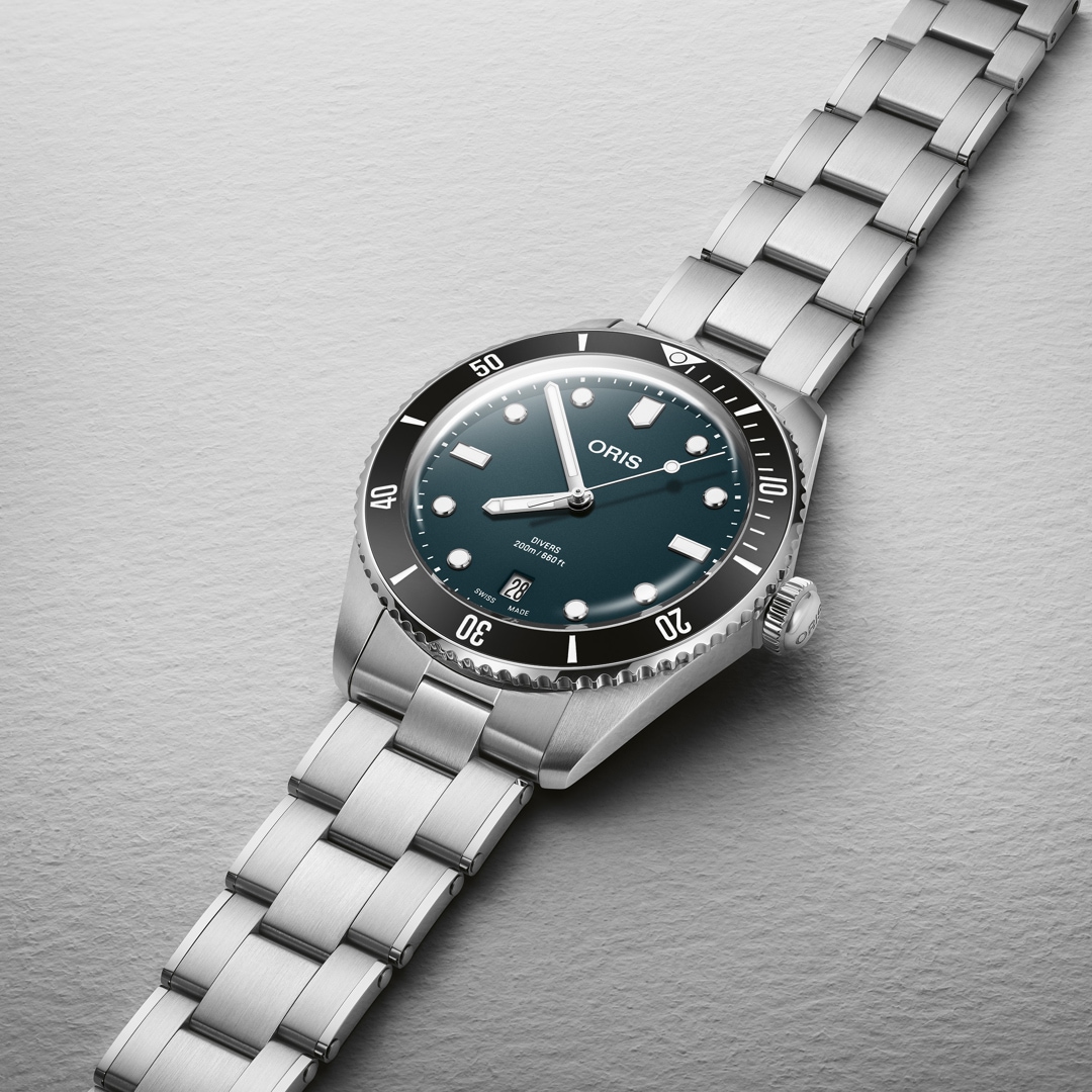 Oris Divers Date 39mm Blau