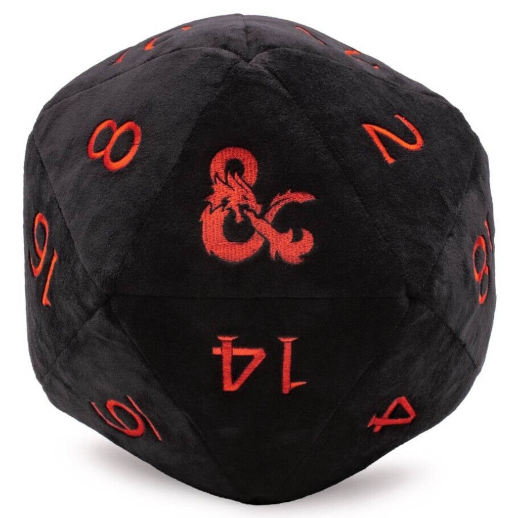 Dungeons & Dragons - Peluche D20 Noir