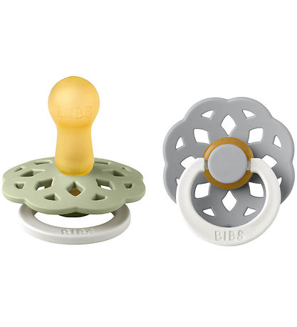 BIBS Böhmen Leuchtende Schnuller - 2er-Pack - Gr. 2 - Rund - Sag