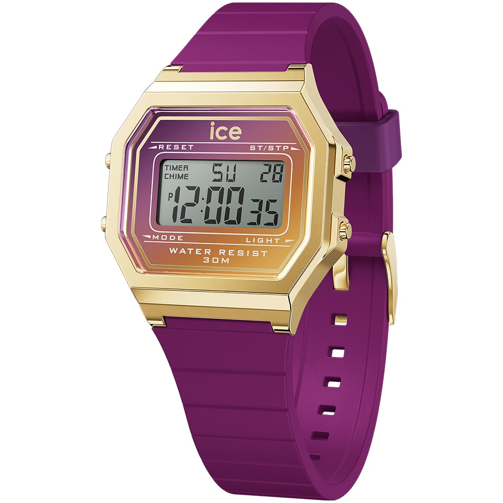 Montre digitale - ICE Digit Retro - Small - Violet Dusk