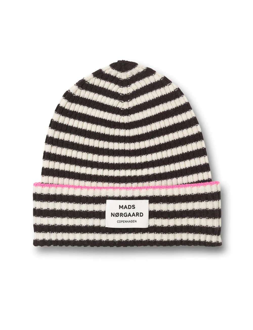 Mads Nørgaard  Recycled Iceland Anju hue - Black Coffee/Winter White