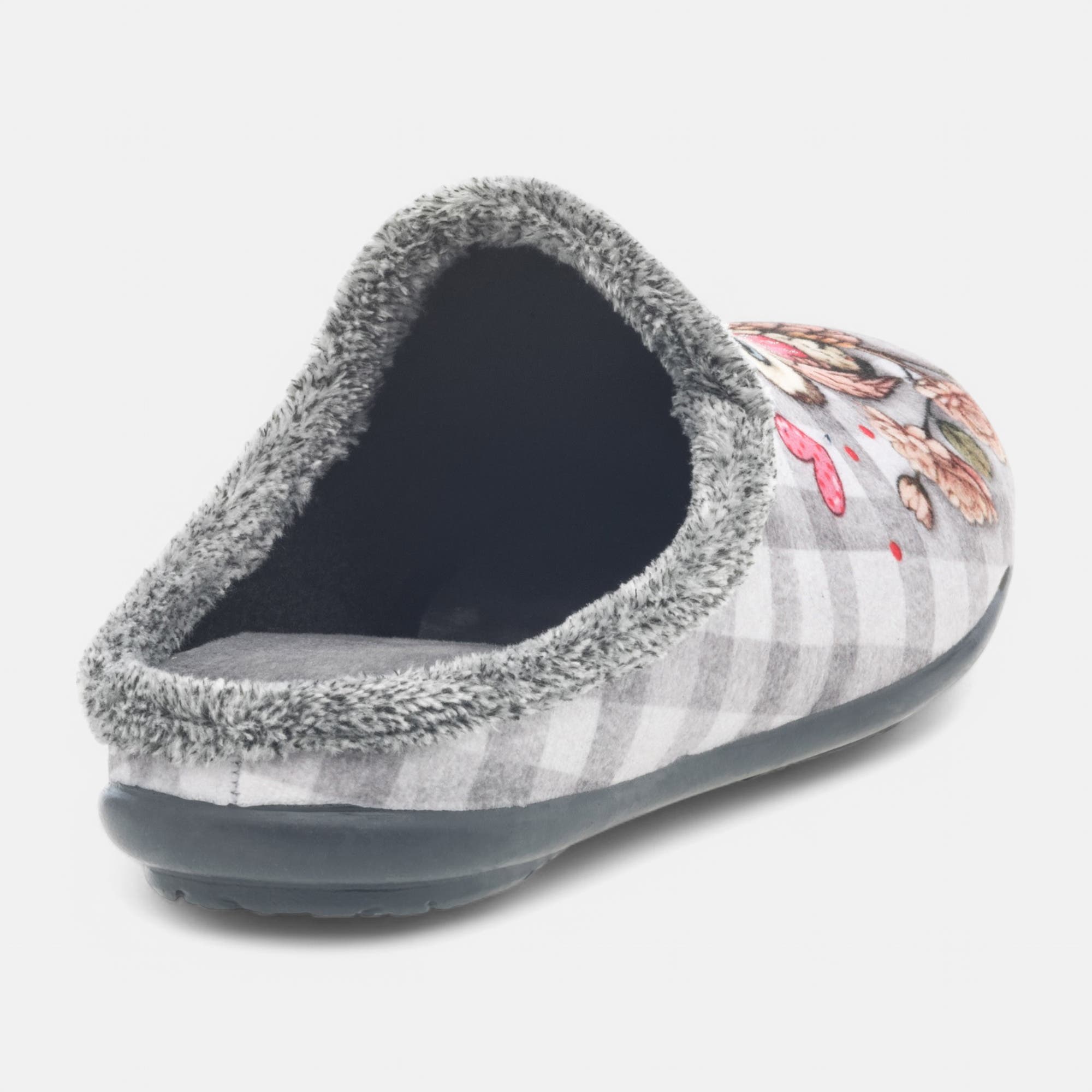 Pantoufles mules Femme gris