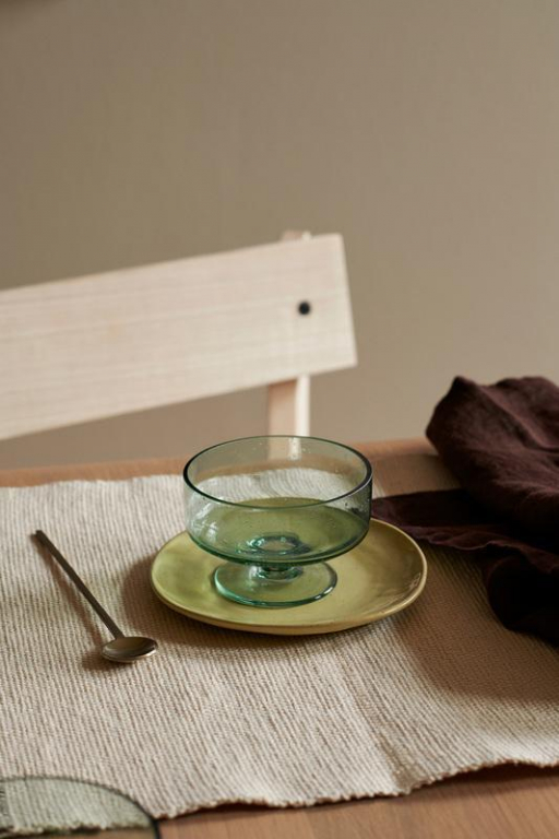 Ferm Living Oli desert glas recycled clear