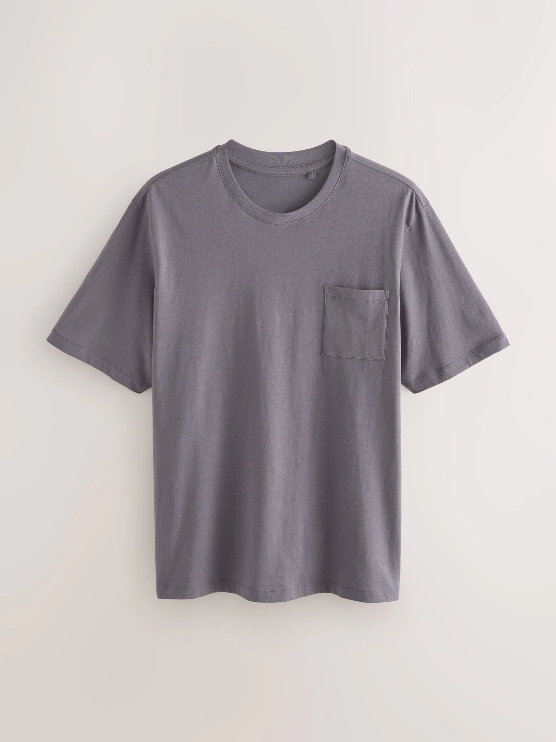 Lila/grijs gemêleerd - Jersey pyjama met korte mouwen