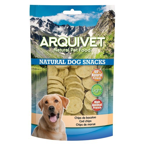 Arquivet Petiscos Naturais para Cães Sabor Bacalhau