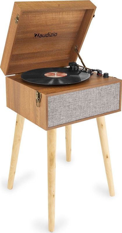 Audizio - Fremont - Retro Platenspeler - Houtlook - Met Bluetooth