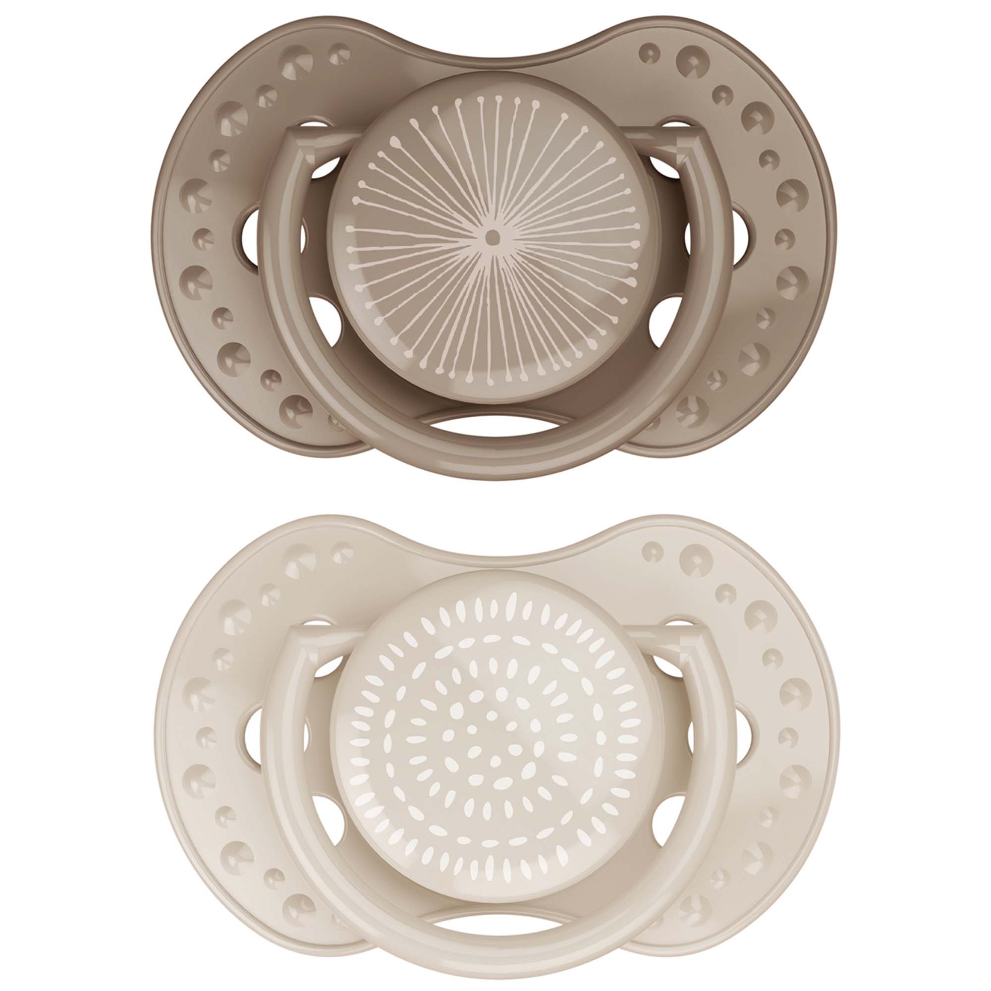 Difrax Lovi Fopspeen 0-3M Harmony beige
