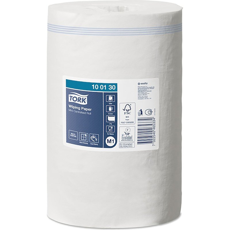 Bobine d'essuyage à dévidage central Tork M1 Advanced 415 Mini blanche - Colis de 11