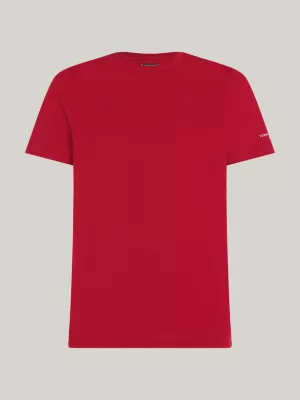 Camiseta Slim Fit com Logo na Manga