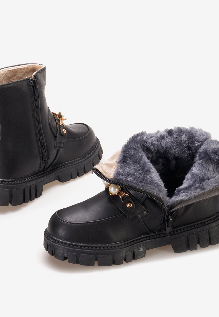 Bottines filles noires Chante