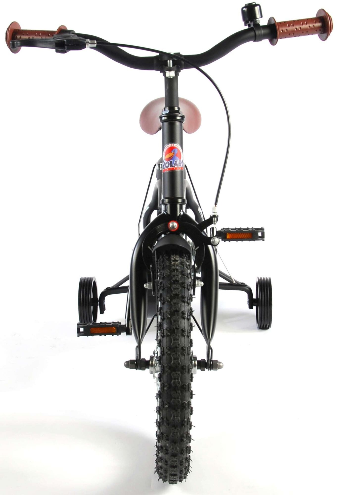 TPFSports Black Cruiser Kinderfahrrad - Jungen - 14 Zoll - Rücktritt + Handbremse - Schwarz
