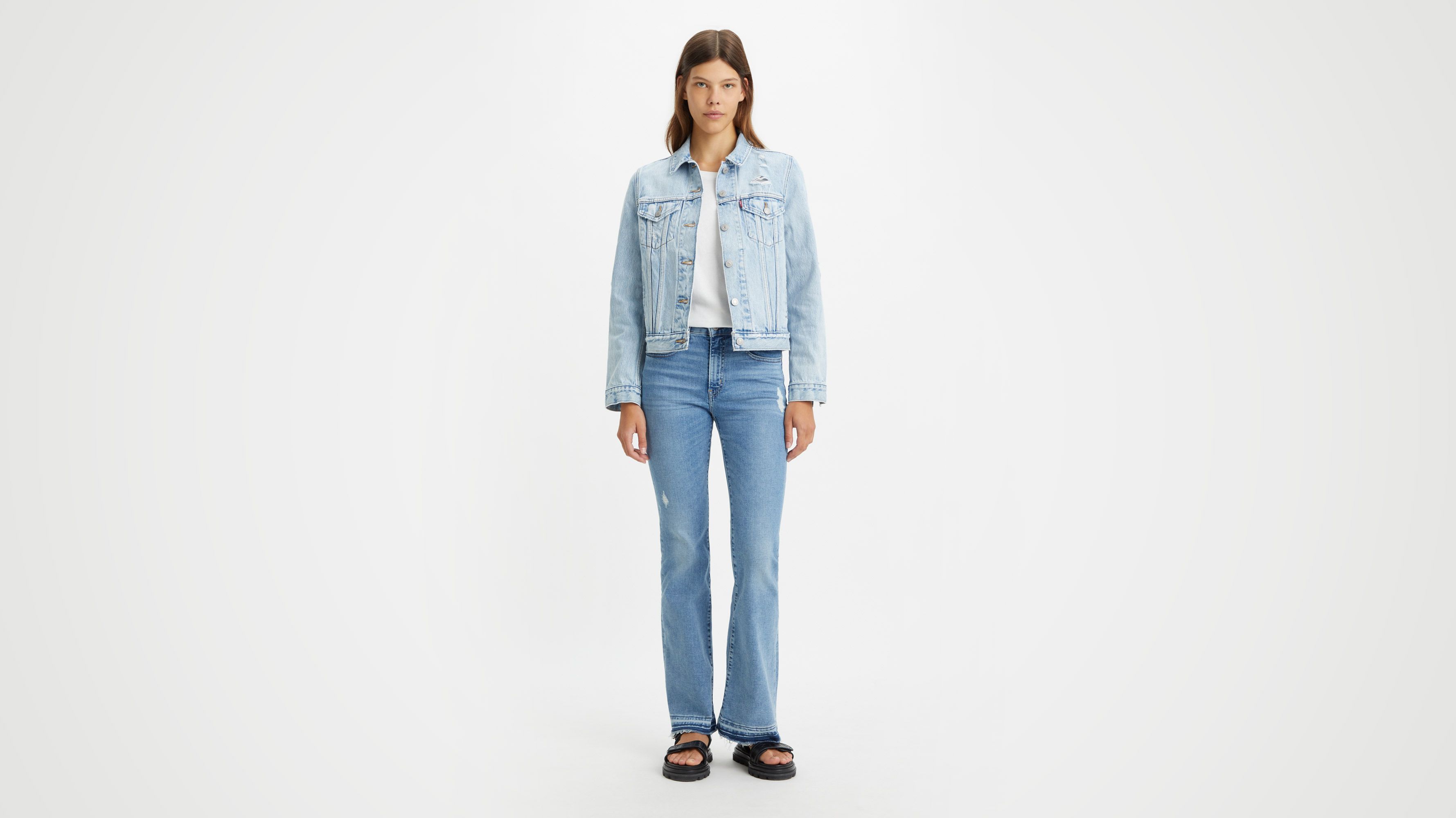 Jean 726™ taille haute flare - Light Indigo Worn In - Bleu