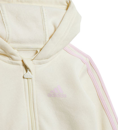 adidas Performance Sweats?t - I 3S FZ FL Jog - Hvid/Rosa