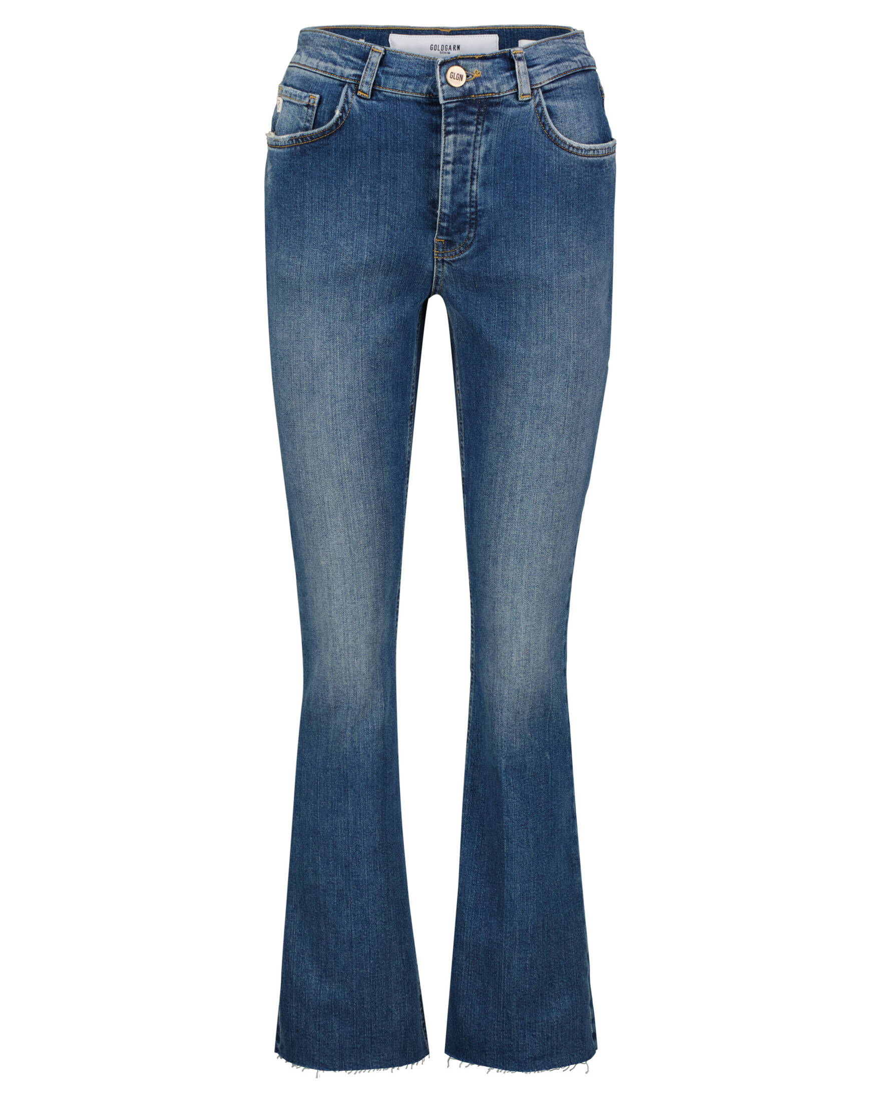 Goldgarn Denim| Damen Jeans LINDENHOF I FLARE 7/8-Länge