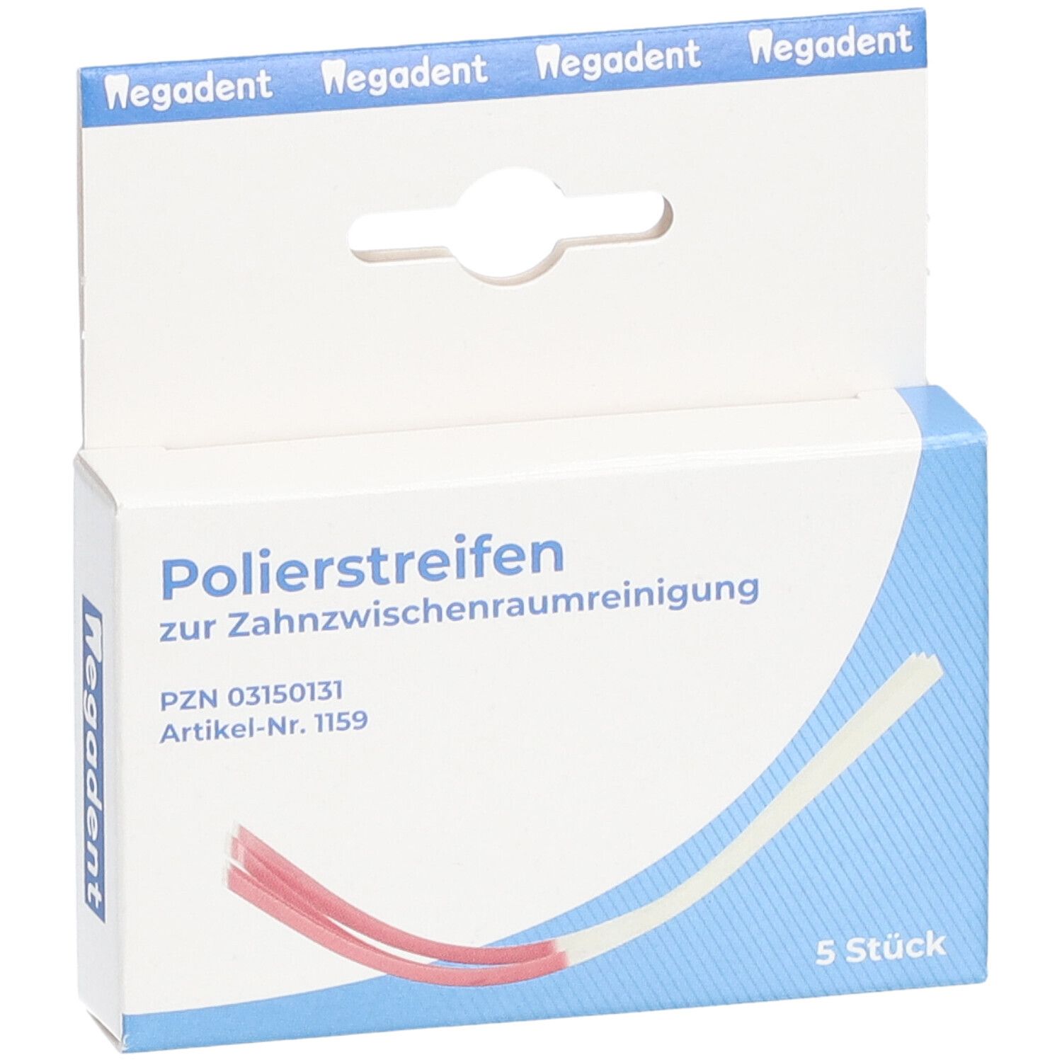 Polierstreifen zur Zahnzwischenraumreinigung