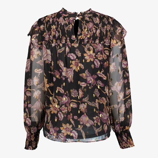TwoDay dames blouse met goudkleurige details