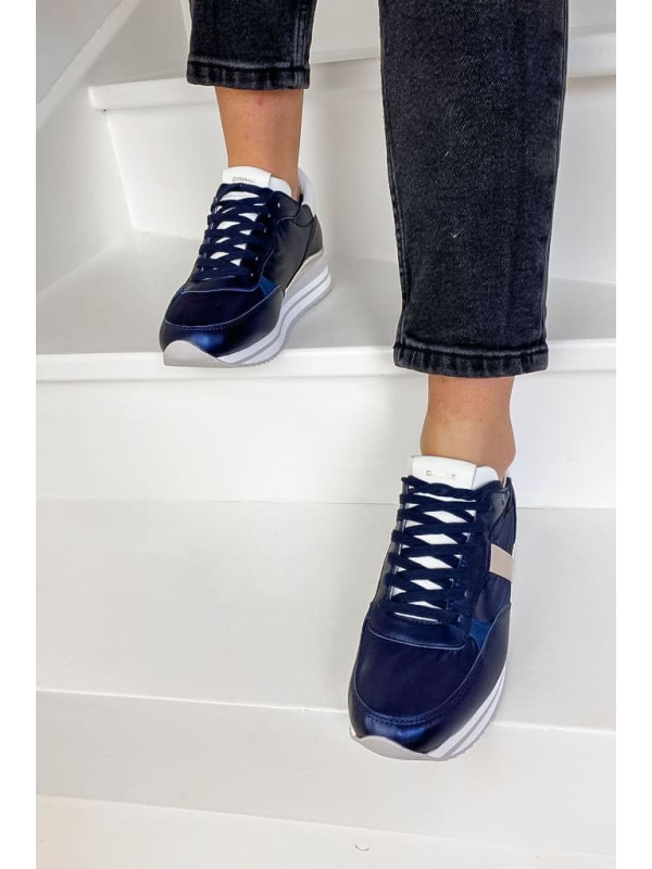 Sneakers STRIPE RUNNER Blue - Crime London