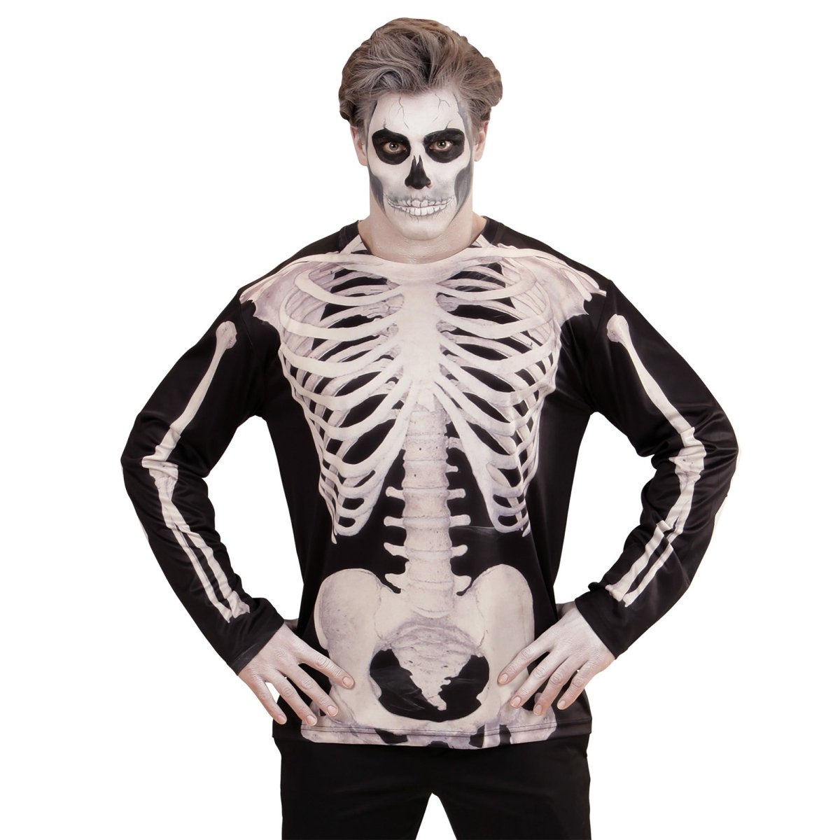 Halloween Shirt Heren Skelet