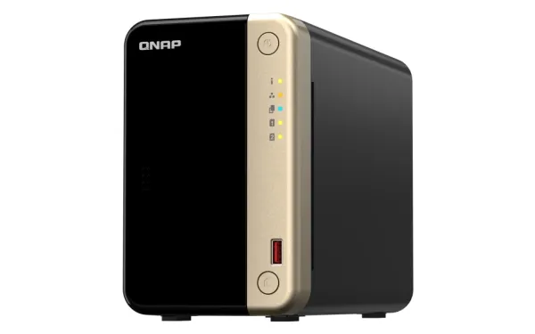 QNAP TS-264 - NAS-server - 2 bays - SATA 6Gb/s - RAID 0, 1, 5, 6, 10, 50, JBOD, 60 - RAM 8 GB - 2.5 Gigabit Ethernet - iSCSI support