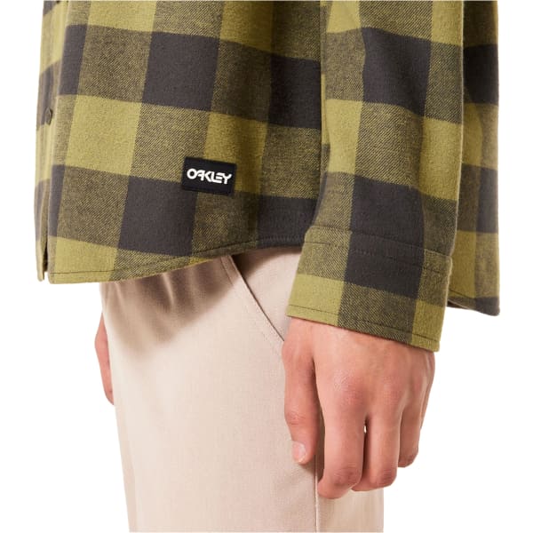 Chemise OAKLEY BEAR COZY FLANNEL NEW DK BRUSH/FERN CHECK