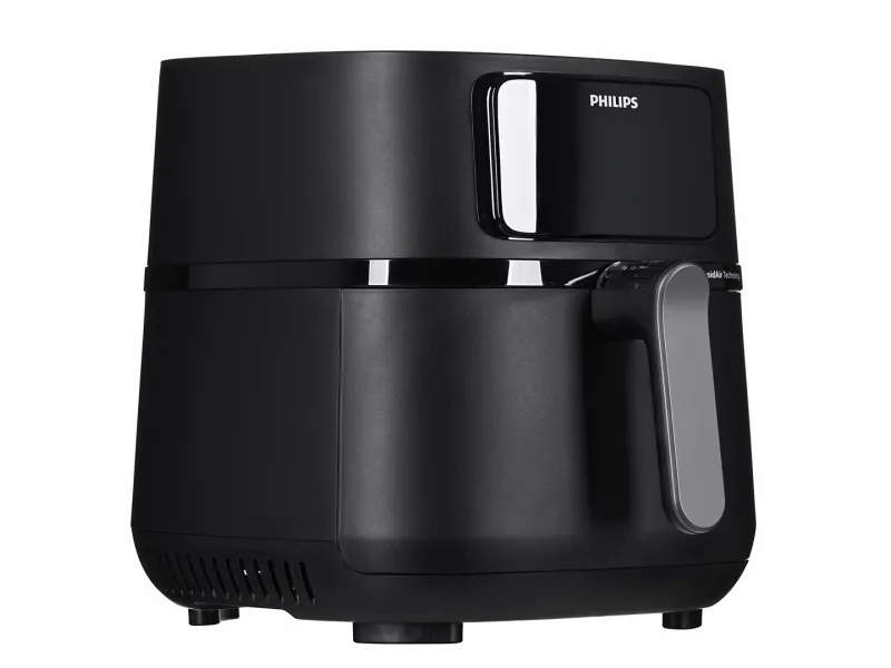 Philips Series 5000 Connected HD9285 XXL - Varmluftsrister - 7.2 liter - 2 kW - mørk sølv/sort