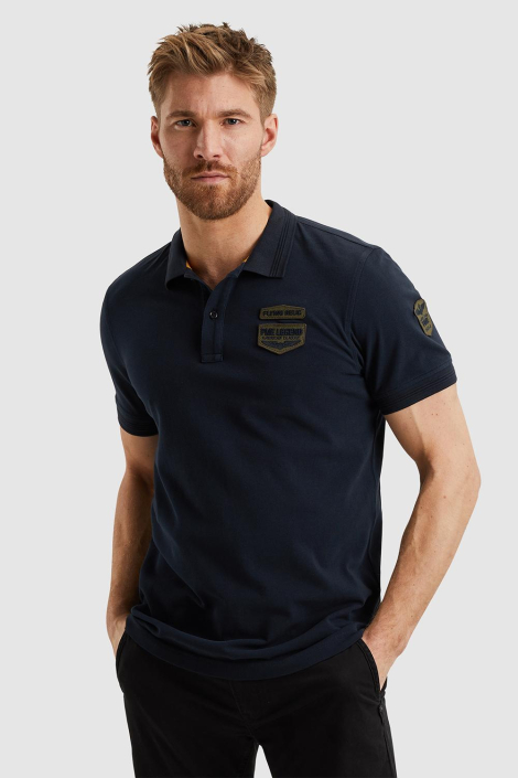 PME legend blauwe heren polo