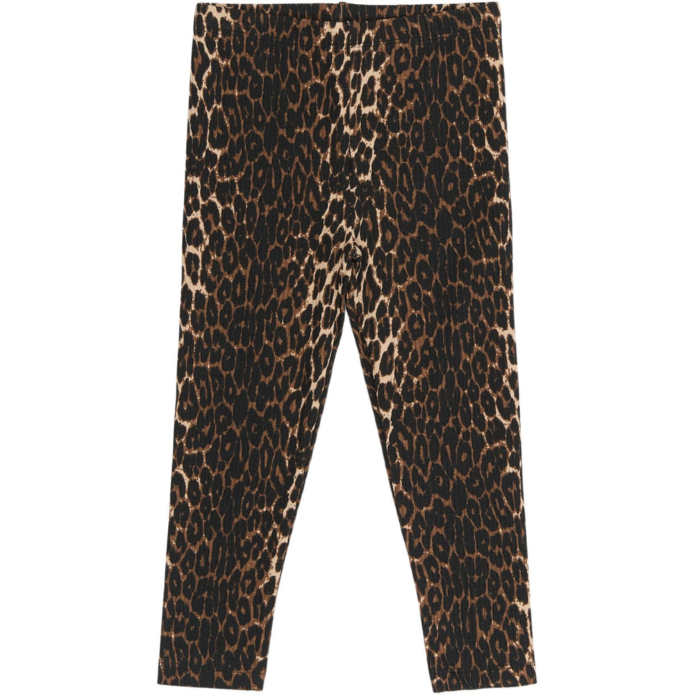 Køb THE NEW Siblings Oxford Tan AOP Ellie Rib Leggings