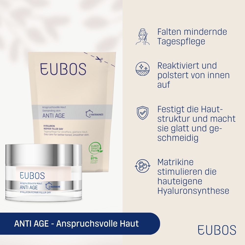 EUBOS® HYALURON Repair Filler Day Creme Nachfüllbeutel