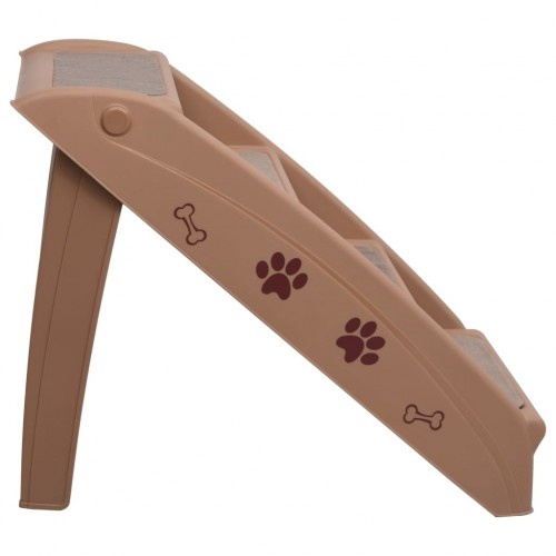 Escada de acesso para sofá para cães bege