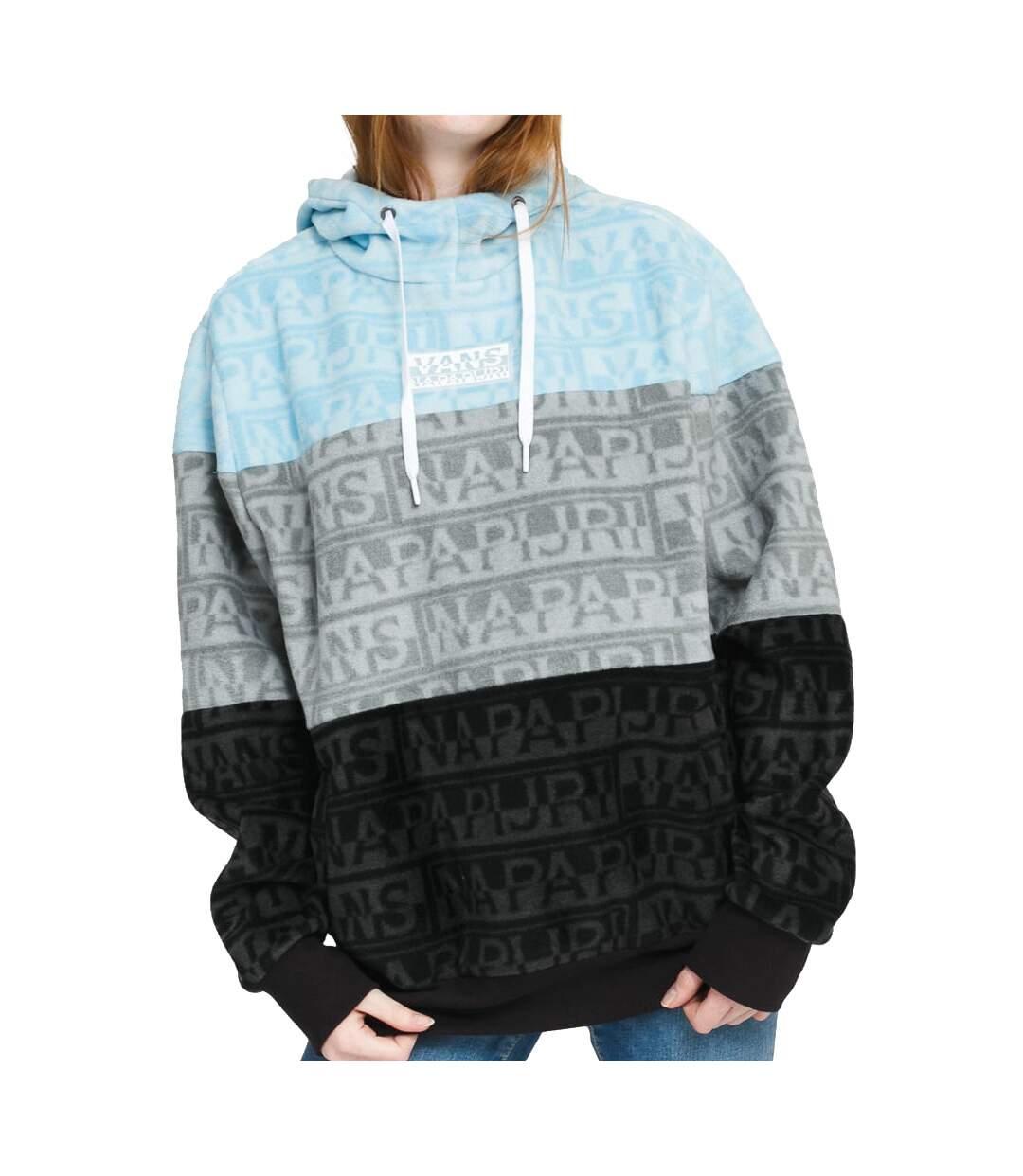 Sweat Bleu/Gris/Noir Femme Vans X Napapijri