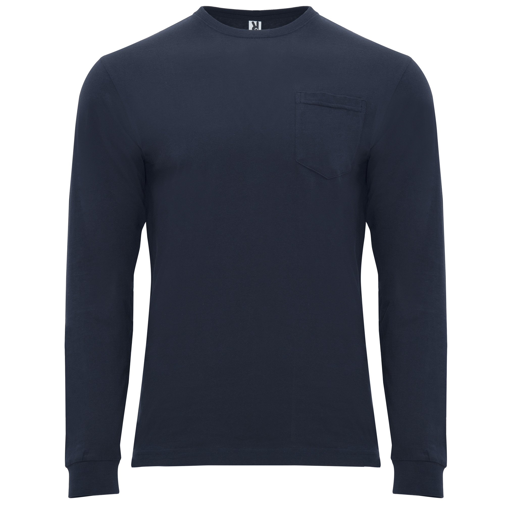 Roly CA1219 - SHIBA T-shirt manches longues avec col rond et poignets en côtes 1x1