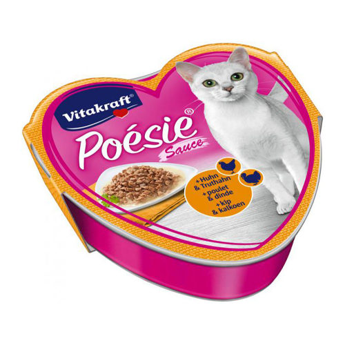 Vitakraft Poésie Kip & Kalkoen in Saus