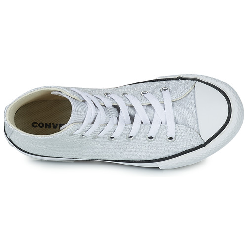 Converse - CHUCK TAYLOR ALL STAR EVA LIFT UNDERSEA GLITTER HI - Gris