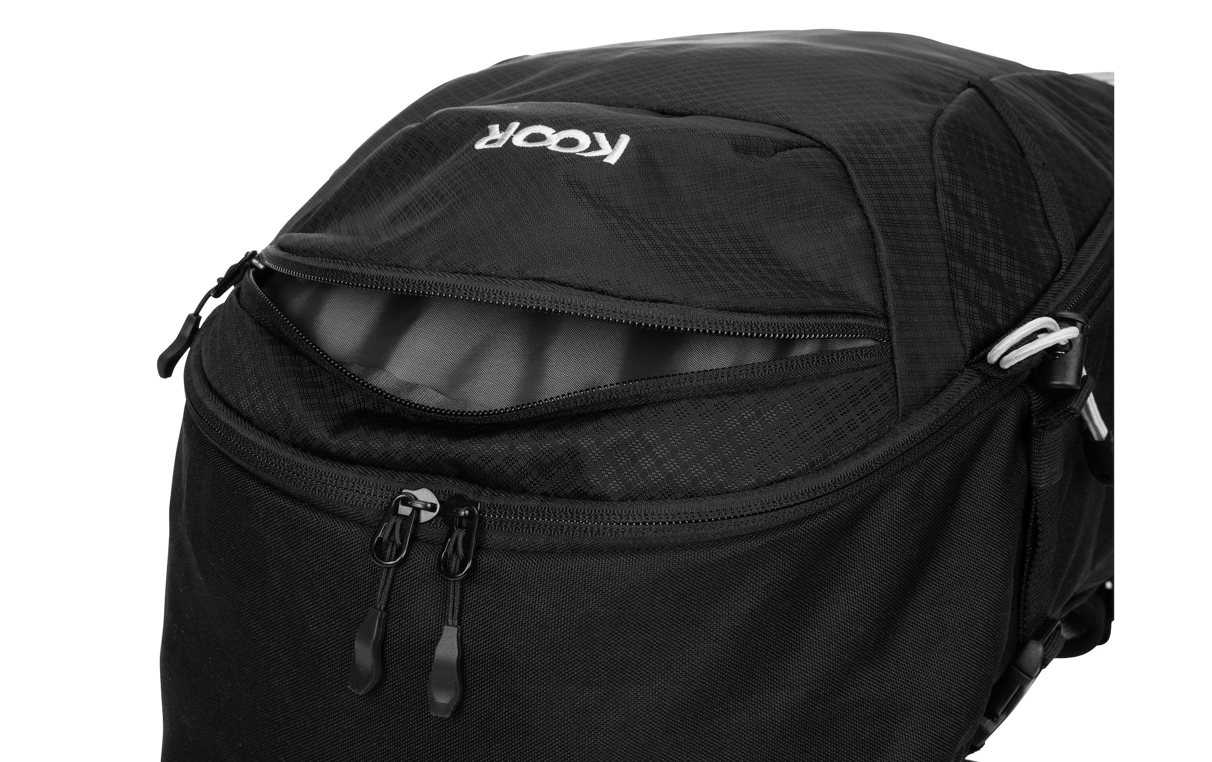 KOOR Wanderrucksack »Pilloon 24 + 4 l, Schwarz«