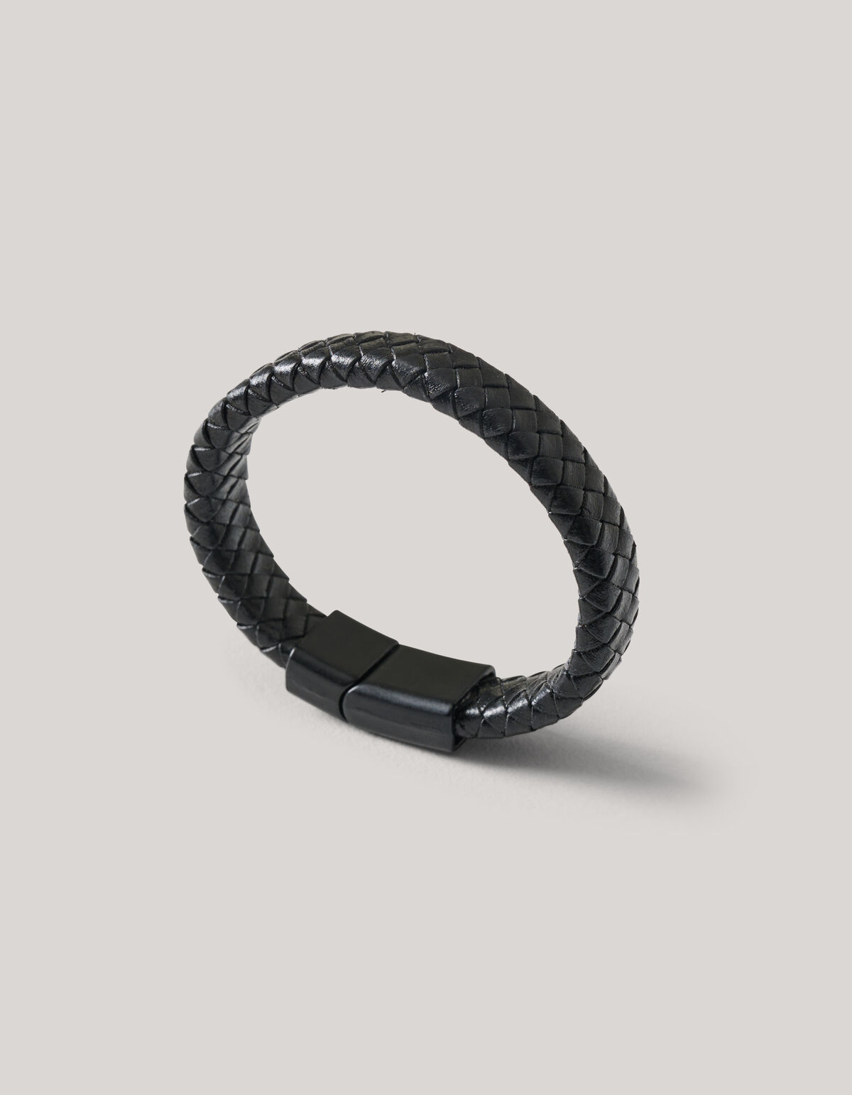 Leren Armband Zwart