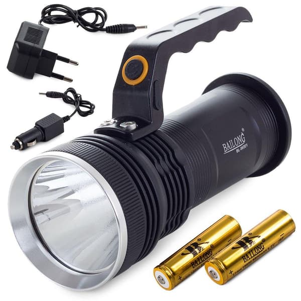 Militær lommelykt - Søkelys - CREE XP-E LED - Aircraft Aluminium